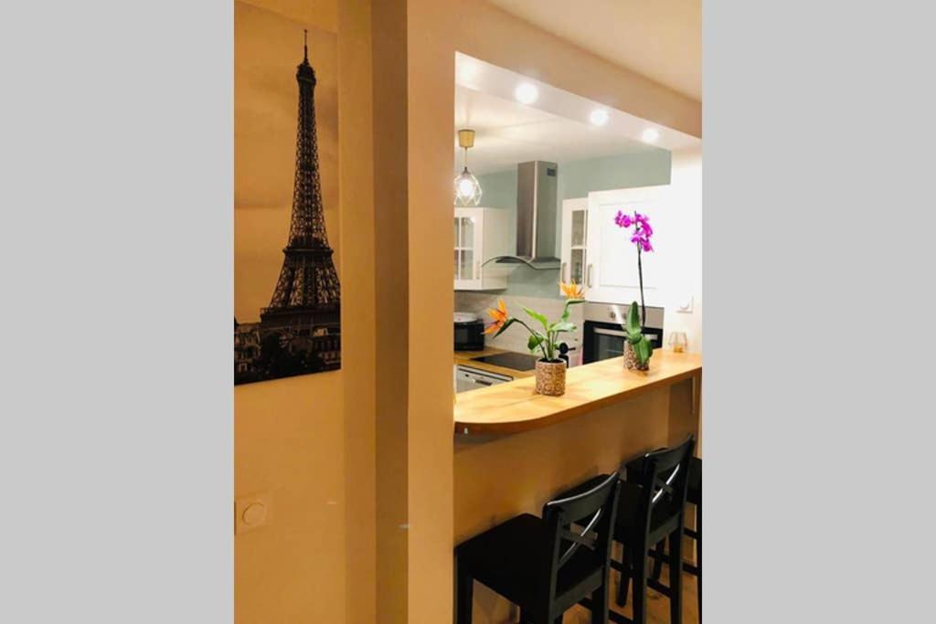 Ca Dei Figli, Charmante Maison De Ville. Bailly-Romainvilliers Eksteriør bilde